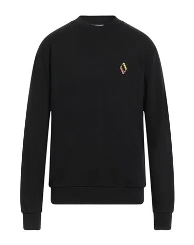 Marcelo Burlon County Of Milan Marcelo Burlon Man Sweatshirt Black Size L Cotton, Elastane
