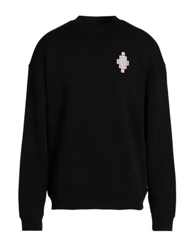 Marcelo Burlon County Of Milan Marcelo Burlon Man Sweatshirt Black Size L Organic Cotton