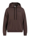 Marcelo Burlon County Of Milan Marcelo Burlon Man Sweatshirt Brown Size S Cotton In Brown