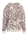 Marcelo Burlon County Of Milan Marcelo Burlon Man Sweatshirt Ivory Size L Cotton, Elastane, Polyester In White