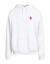 Marcelo Burlon County Of Milan Marcelo Burlon Man Sweatshirt White Size L Cotton, Elastane In White