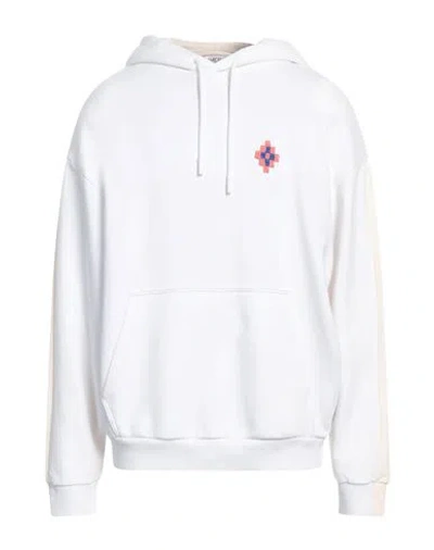 Marcelo Burlon County Of Milan Marcelo Burlon Man Sweatshirt White Size L Cotton, Elastane