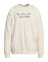Marcelo Burlon County Of Milan Marcelo Burlon Man Sweatshirt White Size L Cotton, Elastane, Polyester In White