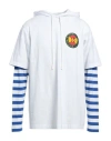 Marcelo Burlon County Of Milan Marcelo Burlon Man Sweatshirt White Size S Cotton, Polyester, Wool In White