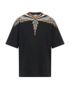 Marcelo Burlon County Of Milan Marcelo Burlon Man T-shirt Black Size L Cotton