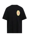 Marcelo Burlon County Of Milan Marcelo Burlon Man T-shirt Black Size Xxs Organic Cotton