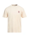 Marcelo Burlon County Of Milan Cross Embroidered Stretch Cotton T-shirt In White