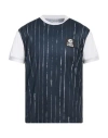 Marcelo Burlon County Of Milan County Pinstripes Active T-shirt In Blue