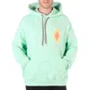 Marcelo Burlon County Of Milan Macrame Cross Patch Hoodie In Blue