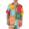 Marcelo Burlon County Of Milan Marcelo Burlon Bandana Print Shirt In Yellow/red