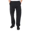 Marcelo Burlon County Of Milan Solid Color Cargo Sweatpants With Contrasting Embroidery In White/black