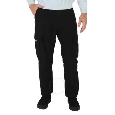 Marcelo Burlon County Of Milan Marcelo Burlon Men's Black White Nylon Cargo Pants