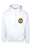 Marcelo Burlon County Of Milan Marcelo Burlon Country Park Patch Hoodie Man Sweatshirt Multicolored Size Xxl Cotton In White
