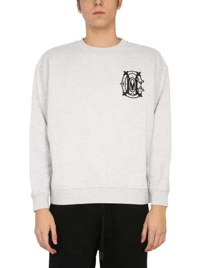Marcelo Burlon County Of Milan Marcelo Burlon Monogram Sweatshirt In Gray