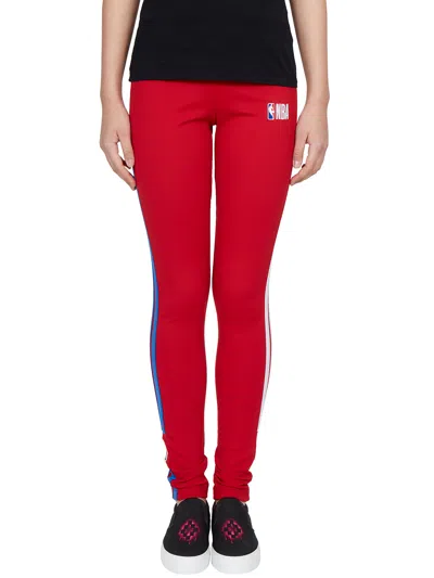 Marcelo Burlon County Of Milan Marcelo Burlon Nba Bands Leggings In Red