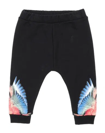 Marcelo Burlon County Of Milan Babies' Marcelo Burlon Newborn Boy Pants Black Size 3 Cotton
