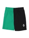 Marcelo Burlon County Of Milan Marcelo Burlon Newborn Boy Shorts & Bermuda Shorts Green Size 3 Cotton In Green