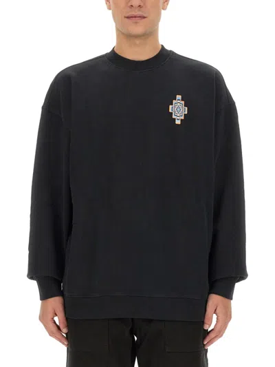 Marcelo Burlon County Of Milan Marcelo Burlon Optical Cross Sweatshirt In Black
