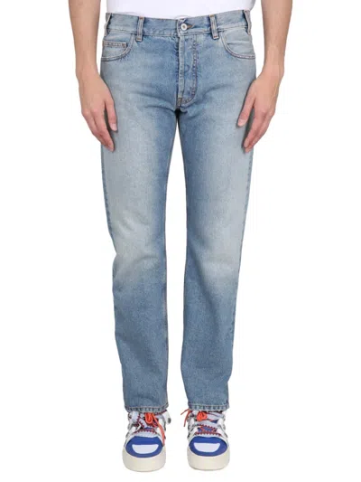 Marcelo Burlon County Of Milan Marcelo Burlon Slim Fit Jeans In Blue