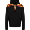 MARCELO BURLON COUNTY OF MILAN MARCELO BURLON SOLFOLK WINGS COTTON GRAPHIC HOODIE