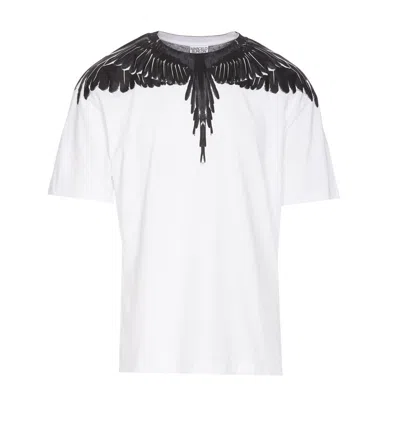 Marcelo Burlon County Of Milan Marcelo Burlon T-shirts And Polos In White/black