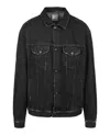 Marcelo Burlon County Of Milan Marcelo Burlon Tempera Cross Stone Slim Jacket In Black