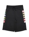 Marcelo Burlon County Of Milan Marcelo Burlon Toddler Boy Shorts & Bermuda Shorts Black Size 4 Polyester, Cotton In Black