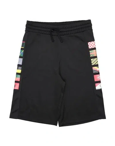 Marcelo Burlon County Of Milan Babies' Marcelo Burlon Toddler Boy Shorts & Bermuda Shorts Black Size 4 Polyester, Cotton