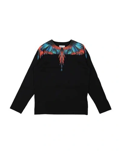 Marcelo Burlon County Of Milan Babies' Marcelo Burlon Toddler Boy T-shirt Black Size 6 Cotton