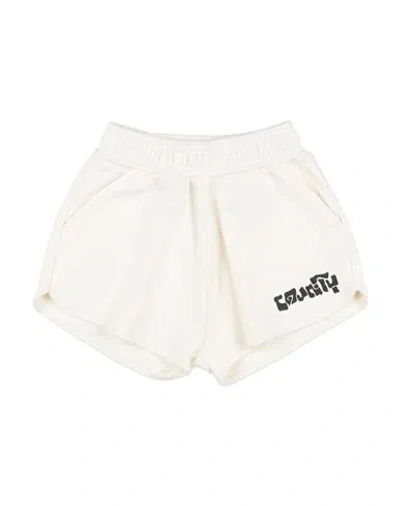 Marcelo Burlon County Of Milan Babies' Marcelo Burlon Toddler Girl Shorts & Bermuda Shorts Beige Size 6 Cotton