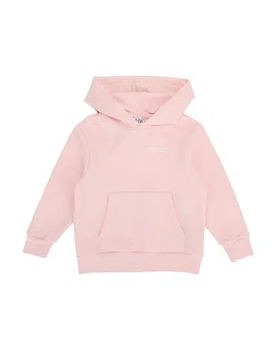 Marcelo Burlon County Of Milan Babies' Marcelo Burlon Toddler Girl Sweatshirt Pink Size 4 Cotton, Polyester, Elastane