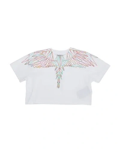 Marcelo Burlon County Of Milan Babies' Marcelo Burlon Toddler Girl T-shirt White Size 6 Cotton