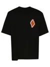Marcelo Burlon County Of Milan Marcelo Burlon Ts Macrame Patch Over In Nero