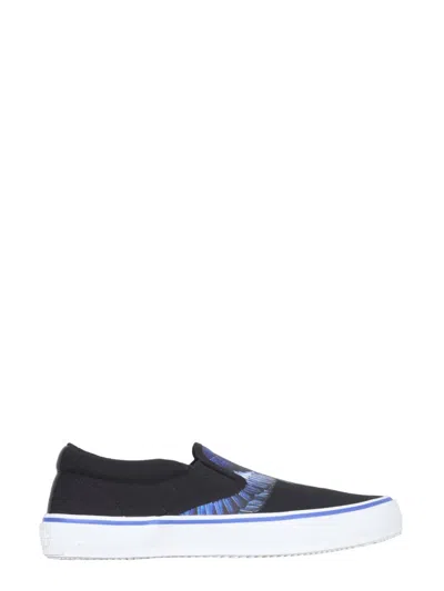 Marcelo Burlon County Of Milan Marcelo Burlon Vulcanized Slip-ons In Black
