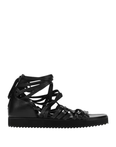 Marcelo Burlon County Of Milan Sandals In Black