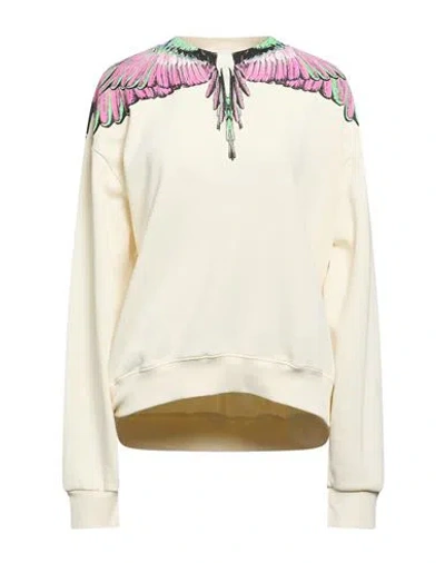 Marcelo Burlon County Of Milan Marcelo Burlon Woman Sweatshirt Ivory Size Xs Cotton In White