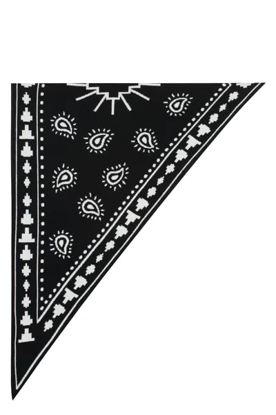 Marcelo Burlon County Of Milan Marcelo Burlon Wool Blend Scarf In Black