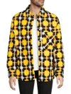 Marcelo Burlon County Of Milan Check-pattern Quilted Overshirt In Neutral