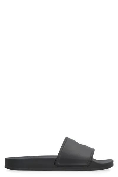 MARCELO BURLON COUNTY OF MILAN MEN'S COUNTY CROSS RUBBER SLIDES