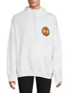 Marcelo Burlon County Of Milan Marcelo Burlon Country Park Patch Hoodie Man Sweatshirt Multicolored Size Xxl Cotton In White