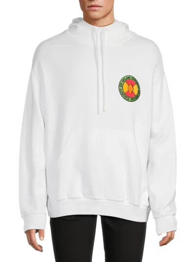 MARCELO BURLON COUNTY OF MILAN MEN'S COUNTY PARK GRAPHIC COTTON HOODIE