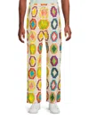Marcelo Burlon County Of Milan Cross Print Pants In Neutral