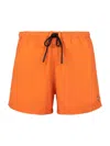 Marcelo Burlon County Of Milan Marcelo Burlon Colorful Cross Swim Shorts Man Swim Trunks Orange Size Xxl Polyamide In Orange