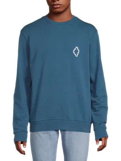 MARCELO BURLON COUNTY OF MILAN MEN'S LOGO SWEATSHIRT