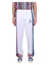 Marcelo Burlon County Of Milan Marcelo Burlon Jogging Pants With High Neck And Zipper Closure In White