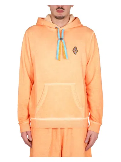 MARCELO BURLON COUNTY OF MILAN MEN'S SUNSET CROSS REGULAR SWEATSHIRT