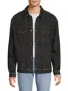Marcelo Burlon County Of Milan Marcelo Burlon Tempera Cross Stone Slim Jacket In Black