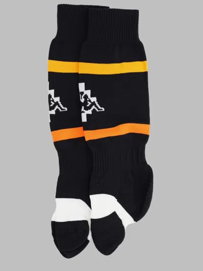 Marcelo Burlon County Of Milan Mini Kappaint Soccer Socks For Boys In Multicolour