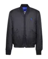 Marcelo Burlon County Of Milan Monogram Details Bomber Jacket In Black