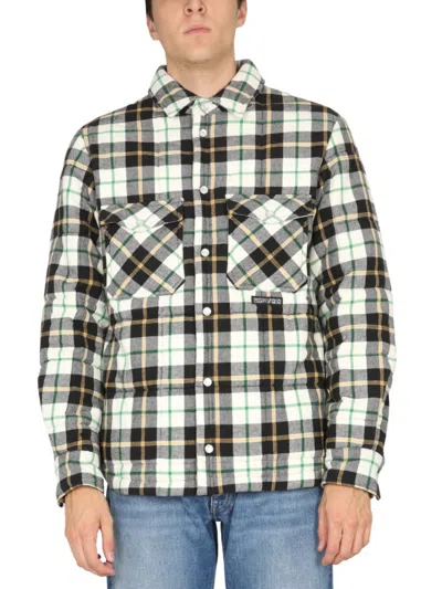 Marcelo Burlon County Of Milan Marcelo Burlon Padded Pocket Checked Shirt In Multi